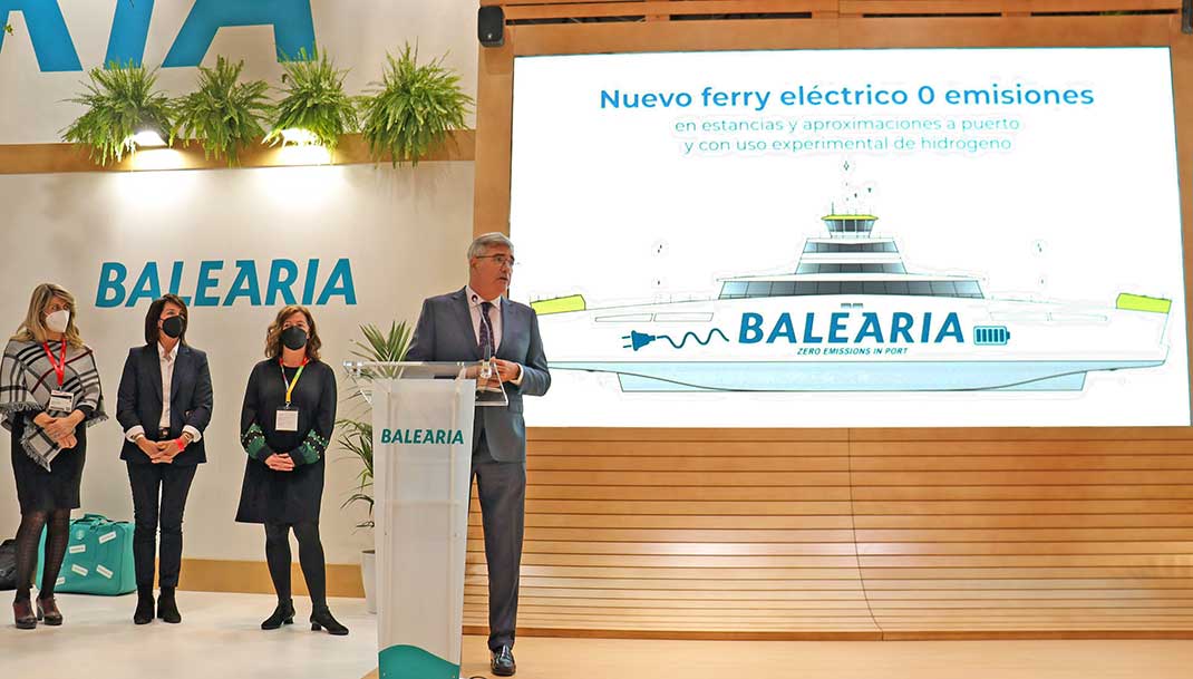 Balearia-Elektrofähre für Ibiza und Formentera