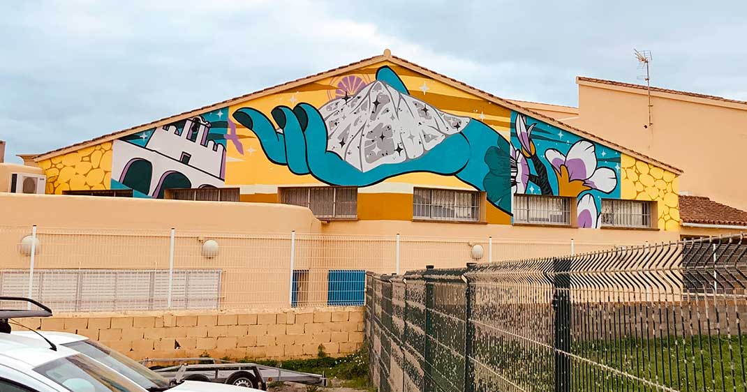 Medusa – Street Art festival auf Ibiza in Sant Josep
