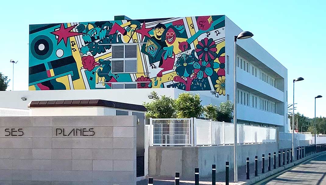 Medusa – Ibiza Street Art festival in Sant Josep