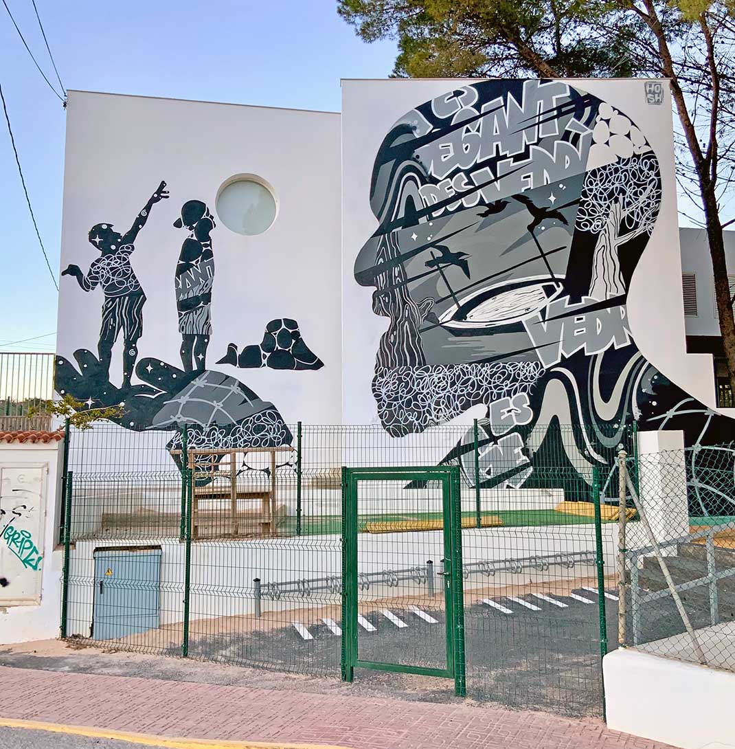 Medusa – Street Art festival in Sant Josep auf Ibiza