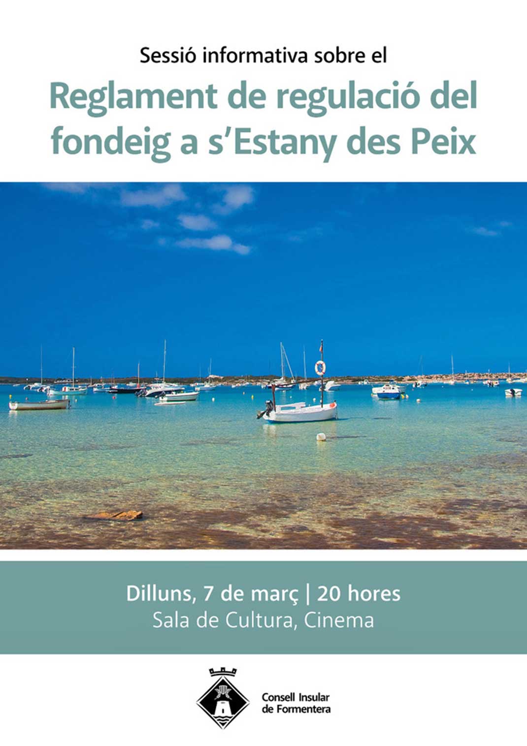 Treffen für die Liegeplätze im S'Estany des Peix auf Formentera