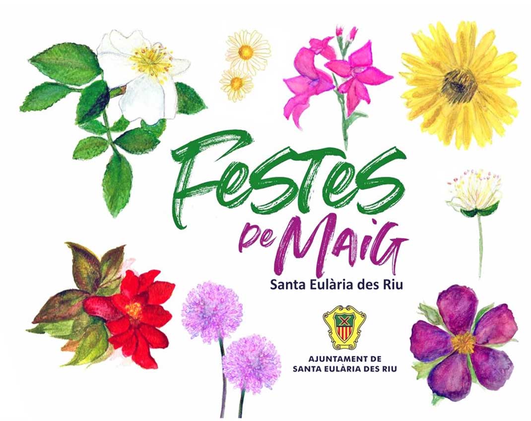 Mai-Fiesta und Blumenfest in Santa Eulària auf Ibiza